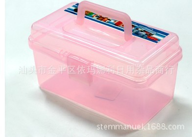 塑料箱-廣東迷你美術(shù)工具箱 儲(chǔ)物箱 保健箱 多用箱收納箱水粉箱藥箱批發(fā)-塑料箱.