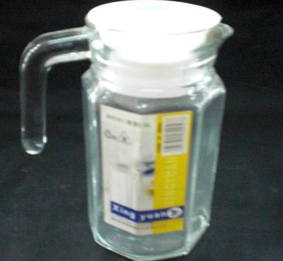 批發 耐熱玻璃茶具 手工精致 小八角壺 小條壺 500ml