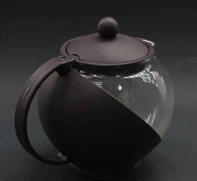 批發 750ml耐熱玻璃茶具 手工精致 如意壺 花茶壺 貨號